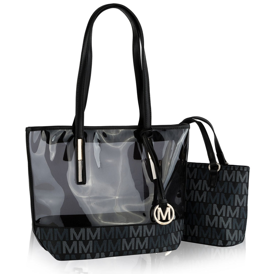 MKF Collection Tayla 2 PC Tote and Mini Bag Multi-Functional Shoulder Bag by Mia K Image 1