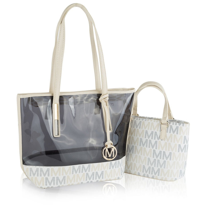 MKF Collection Tayla 2 PC Tote and Mini Bag Multi-Functional Shoulder Bag by Mia K Image 4