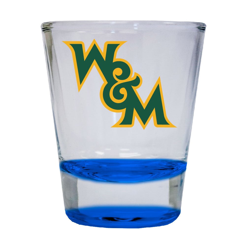 William and Mary 2 ounce Color Etched Shot Glasses Image 4