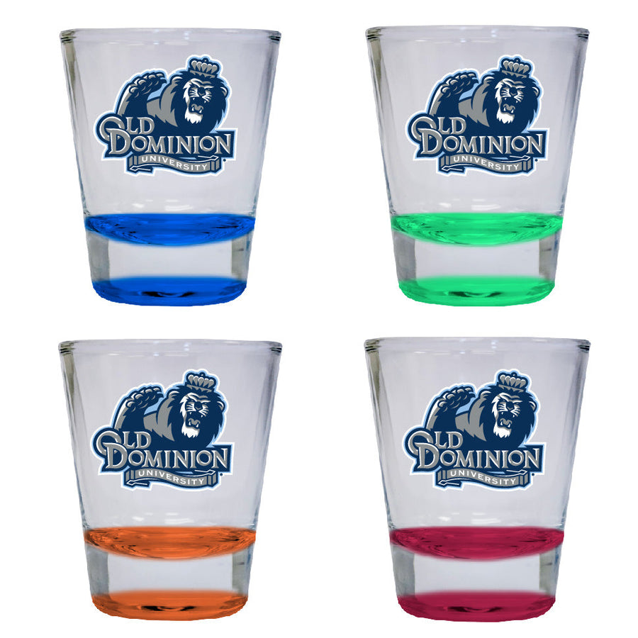 Old Dominion Monarchs 2 ounce Color Etched Shot Glasses Image 1