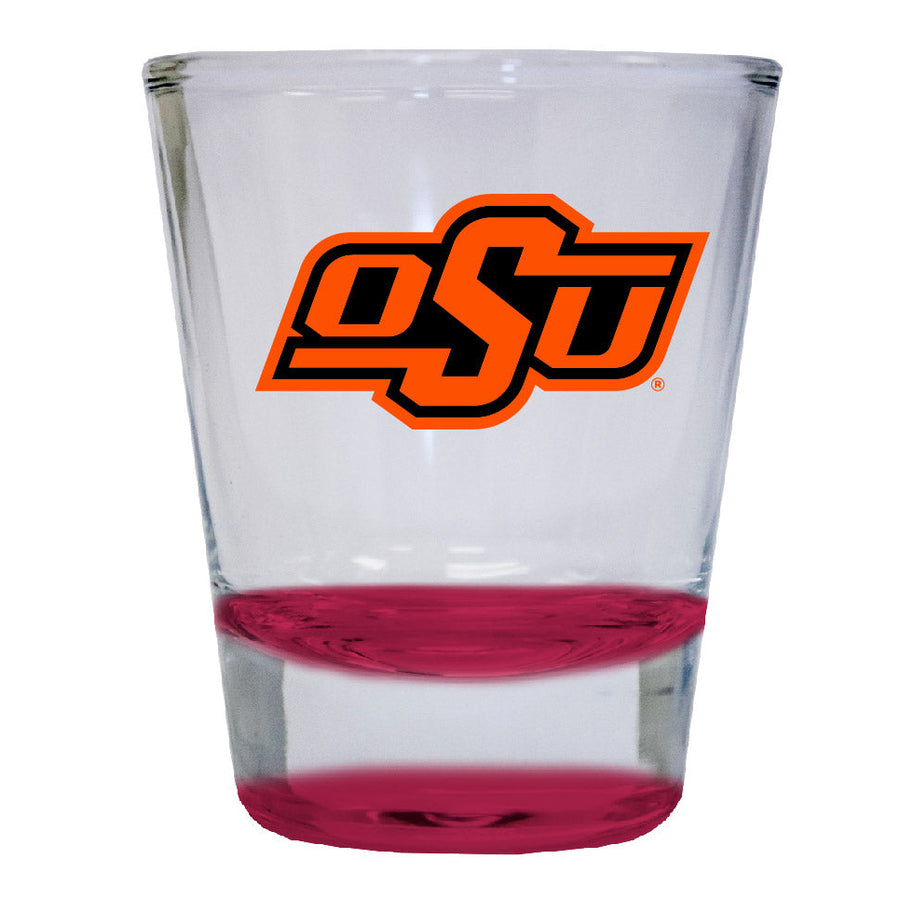 Oklahoma State Cowboys 2 ounce Color Etched Shot Glasses Image 1