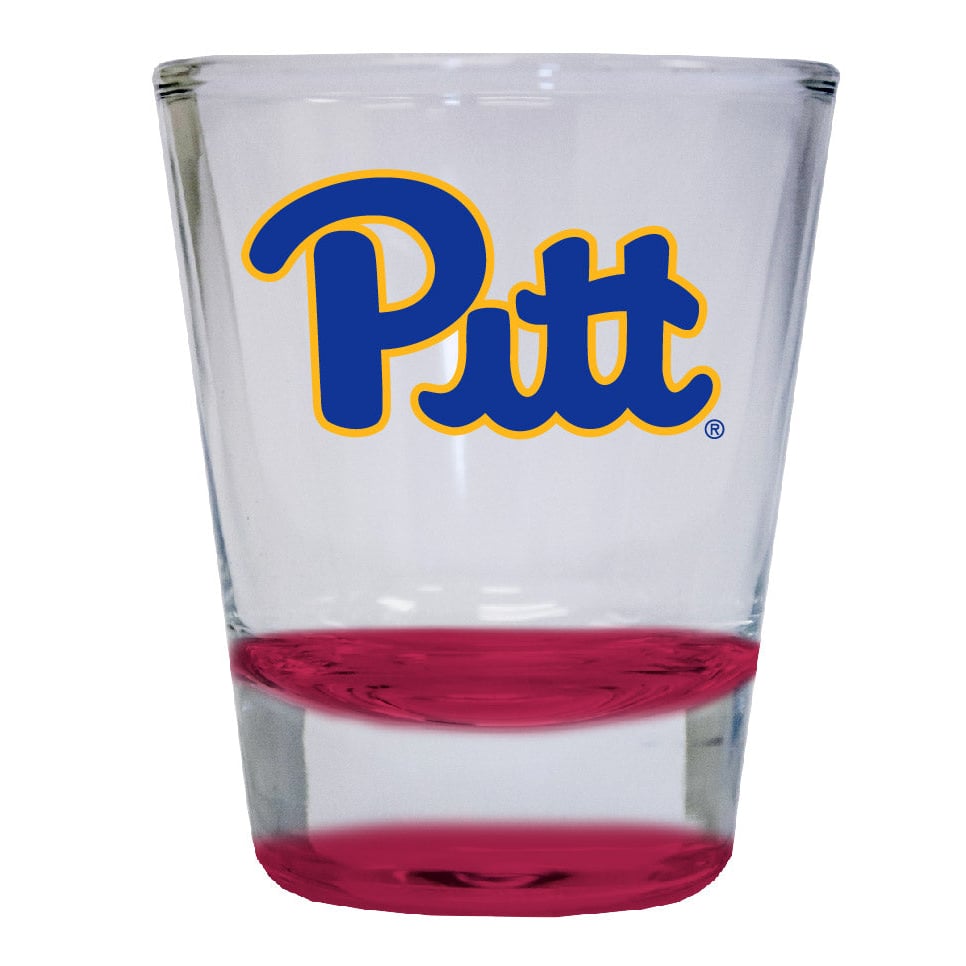 Pittsburgh Panthers 2 ounce Color Etched Shot Glasses Image 1