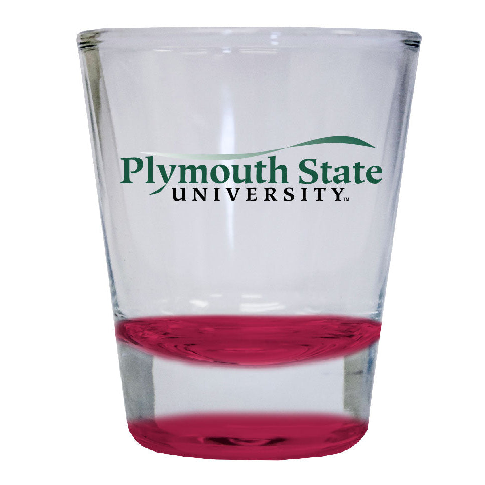 Plymouth State University 2 ounce Color Etched Shot Glasses Image 1