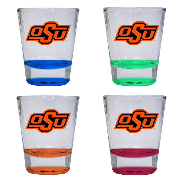 Oklahoma State Cowboys 2 ounce Color Etched Shot Glasses Image 4