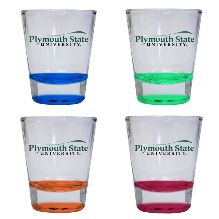 Plymouth State University 2 ounce Color Etched Shot Glasses Image 4