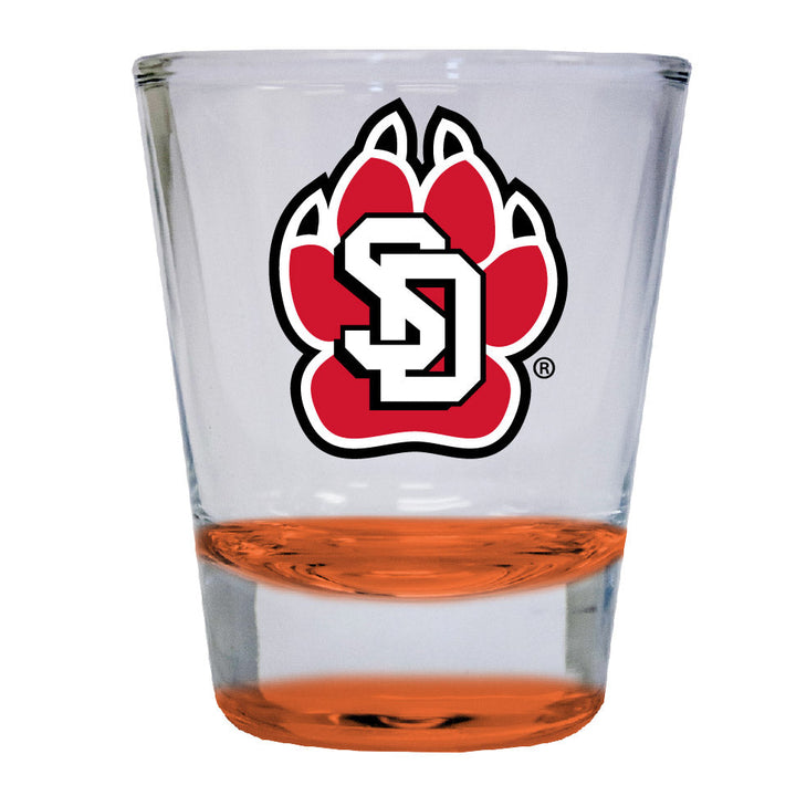 South Dakota Coyotes 2 ounce Color Etched Shot Glasses Image 2