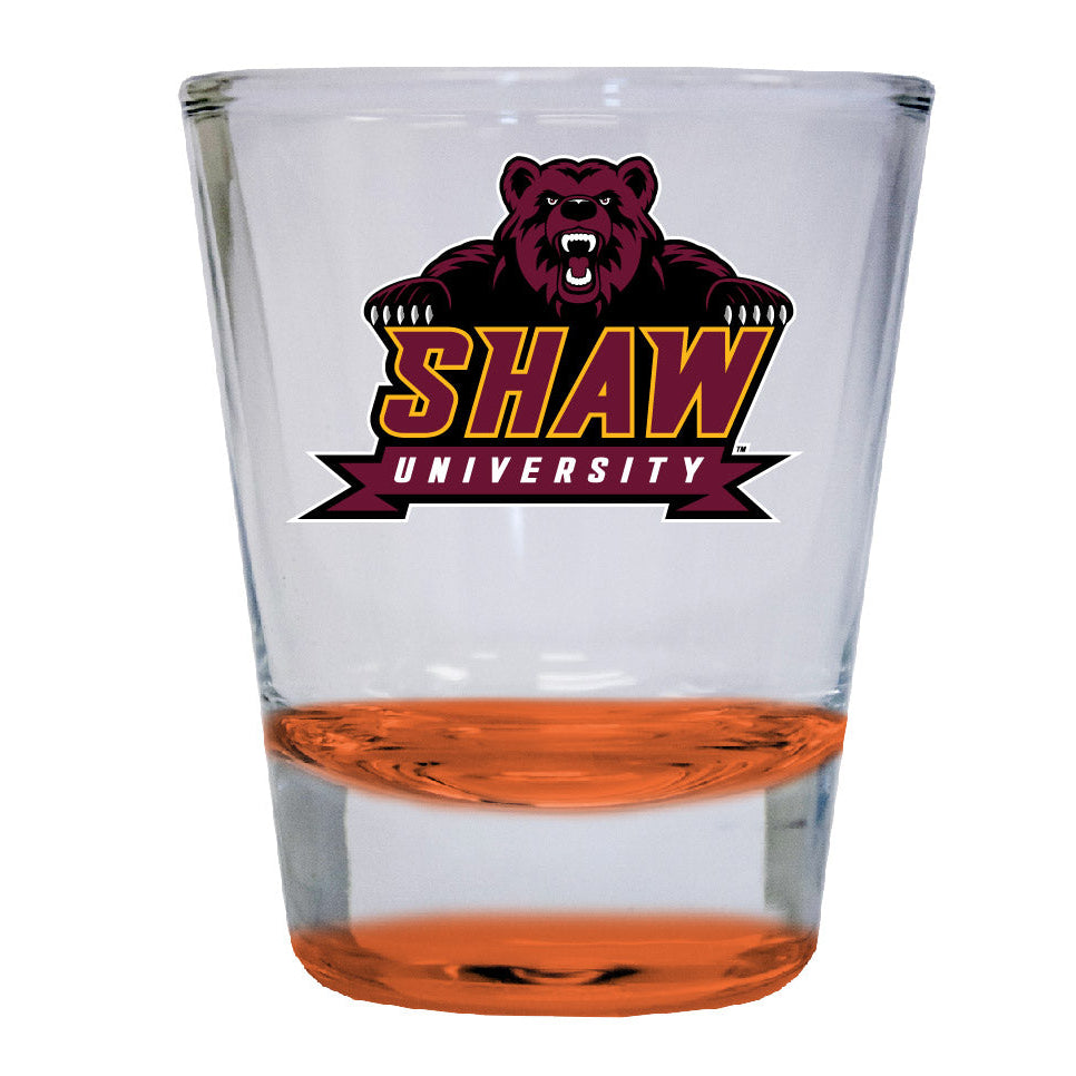 Shaw University Bears 2 ounce Color Etched Shot Glasses Image 2