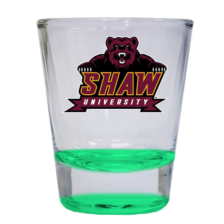 Shaw University Bears 2 ounce Color Etched Shot Glasses Image 3