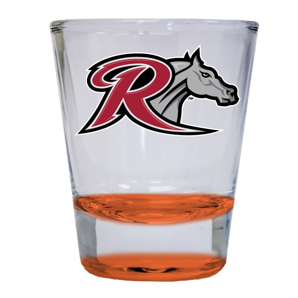 Rider University Broncs 2 ounce Color Etched Shot Glasses Image 2