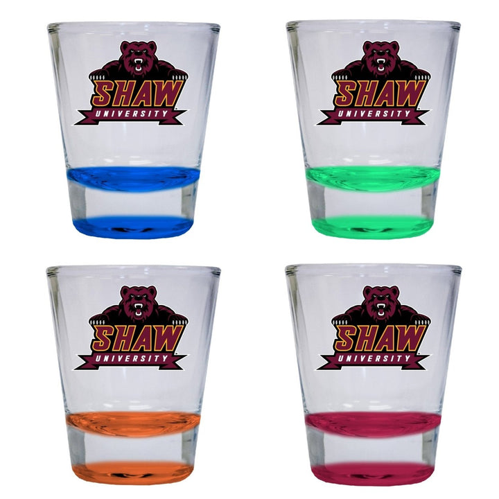 Shaw University Bears 2 ounce Color Etched Shot Glasses Image 4