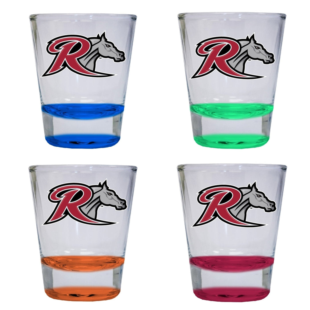 Rider University Broncs 2 ounce Color Etched Shot Glasses Image 4