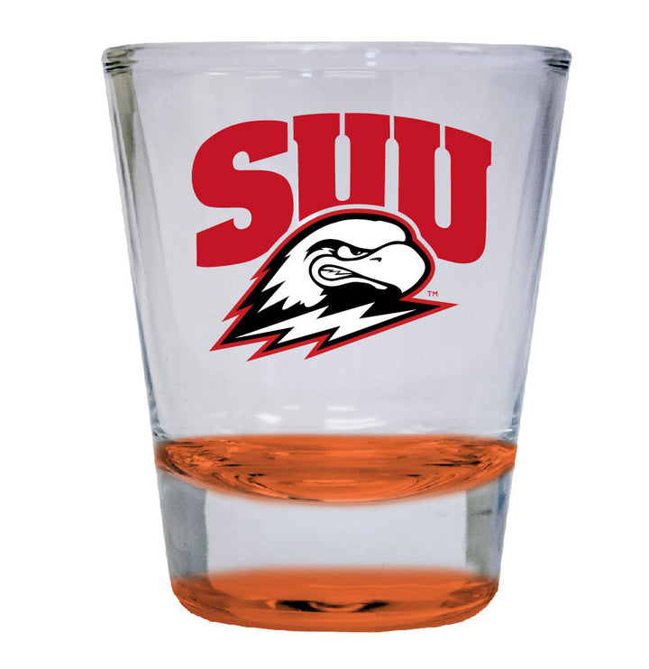 Southern Utah University 2 ounce Color Etched Shot Glasses Image 2