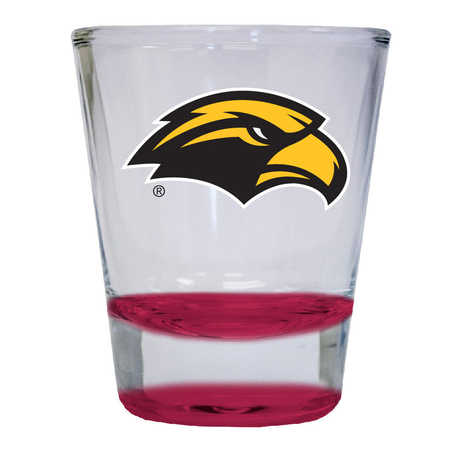 Southern Mississippi Golden Eagles 2 ounce Color Etched Shot Glasses Image 1