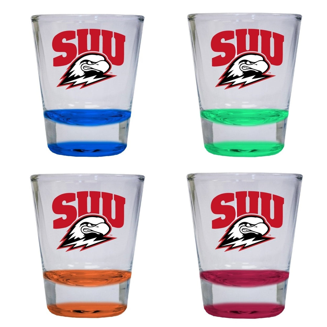 Southern Utah University 2 ounce Color Etched Shot Glasses Image 4