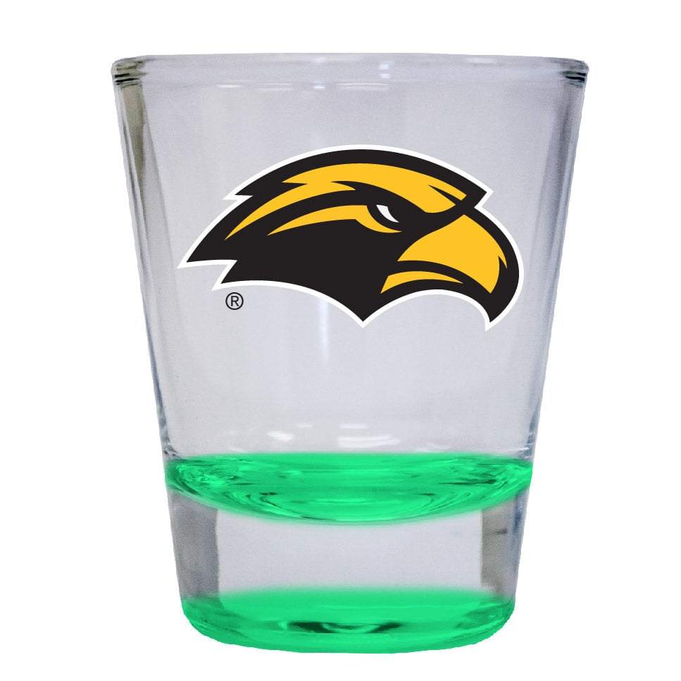 Southern Mississippi Golden Eagles 2 ounce Color Etched Shot Glasses Image 3