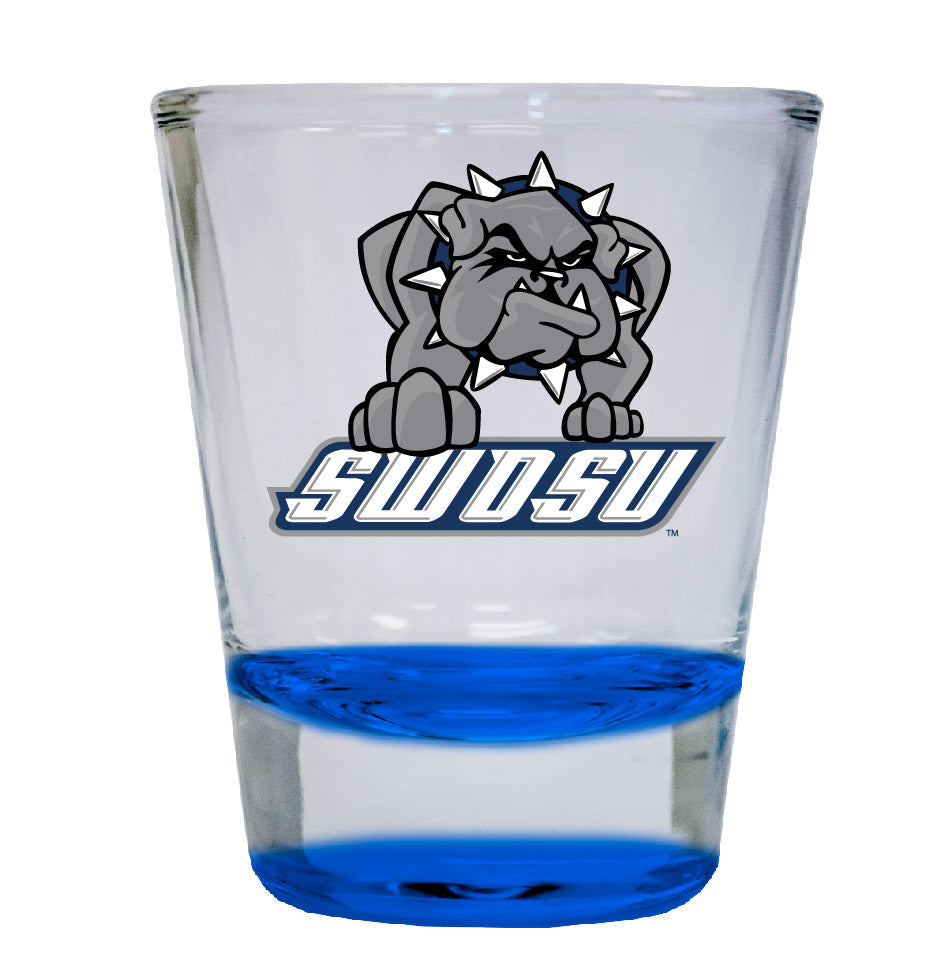 Southwestern Oklahoma State University 2 ounce Color Etched Shot Glasses Image 4