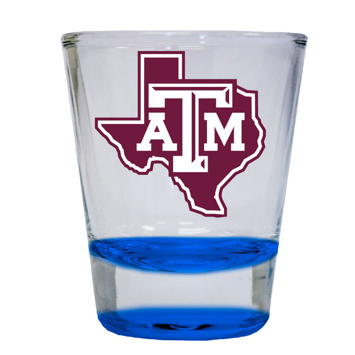 Texas AandM Aggies NCAA Legacy Edition 2oz Round Base Shot Glass Green Image 2