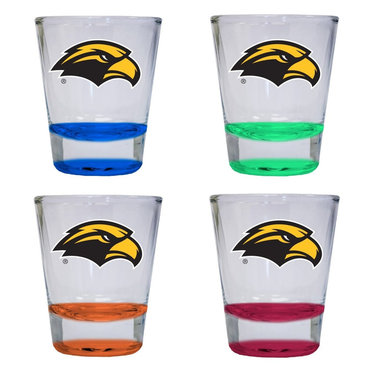 Southern Mississippi Golden Eagles 2 ounce Color Etched Shot Glasses Image 4