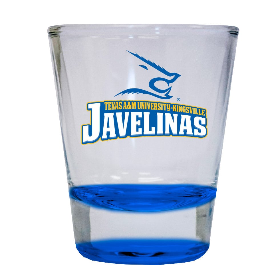 Texas AandM Kingsville Javelinas 2 ounce Color Etched Shot Glasses Image 4