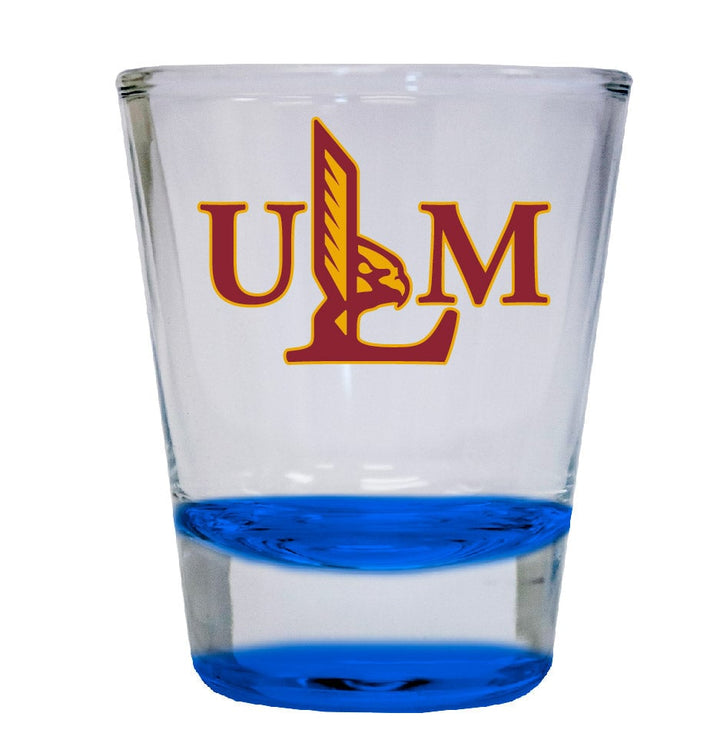 University of Louisiana Monroe 2 ounce Color Etched Shot Glasses Image 4