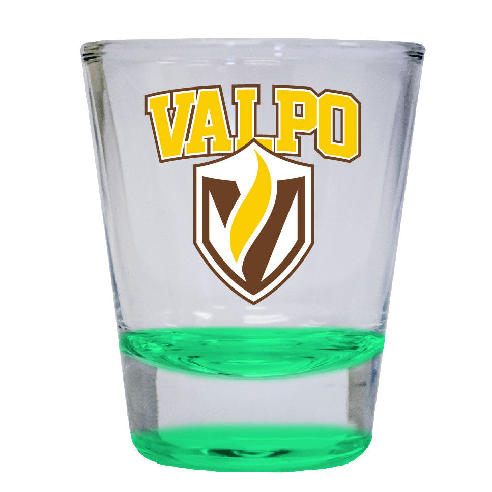 Valparaiso University 2 ounce Color Etched Shot Glasses Image 2