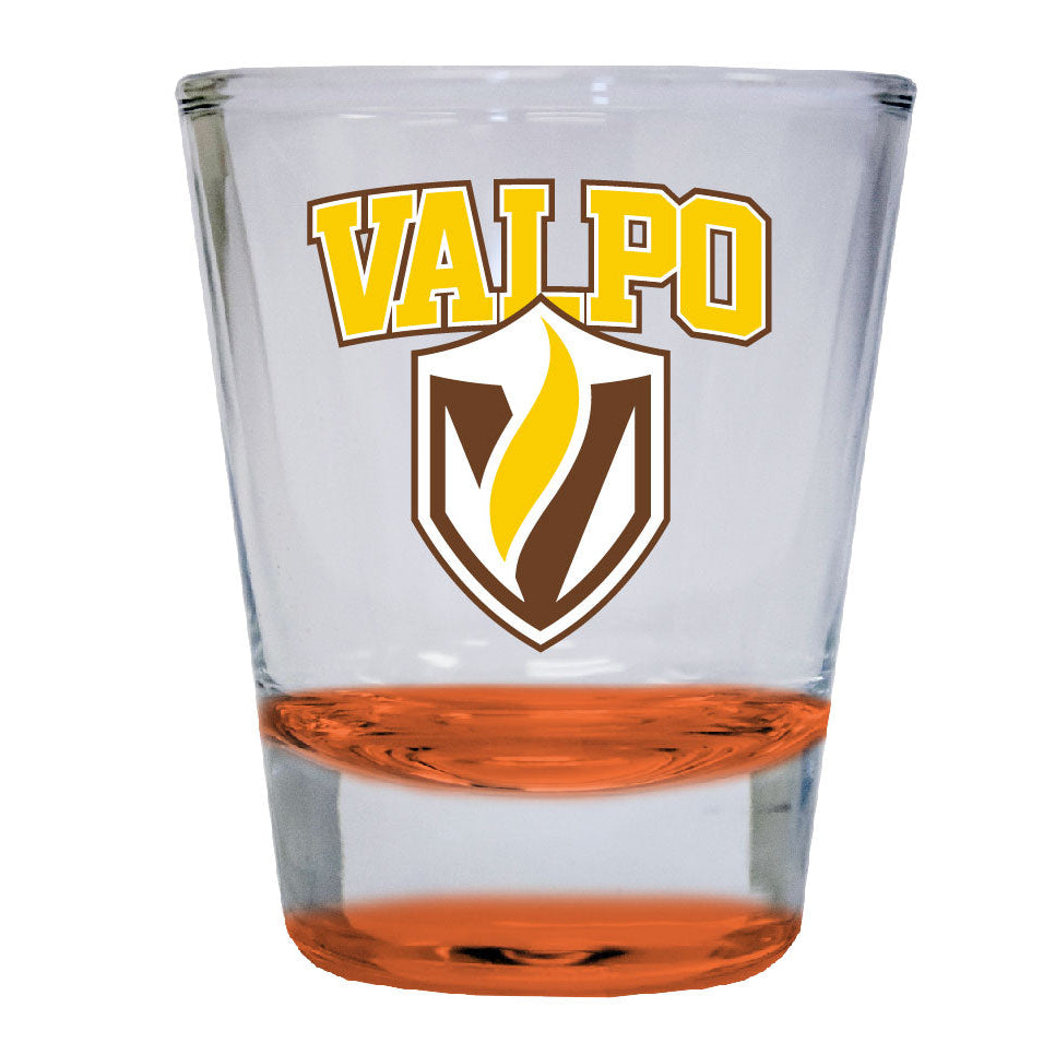 Valparaiso University 2 ounce Color Etched Shot Glasses Image 3