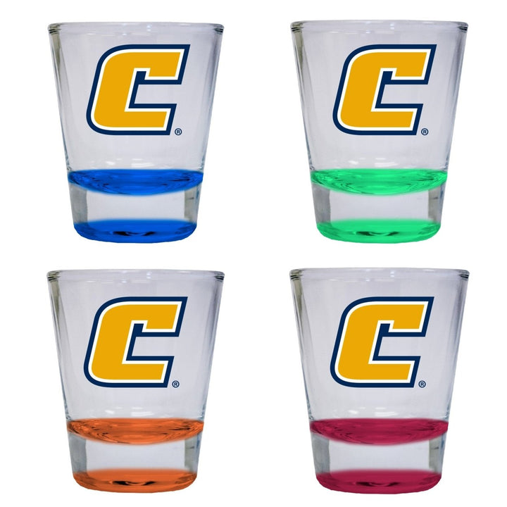 University of Tennessee at Chattanooga 2 ounce Color Etched Shot Glasses Image 1