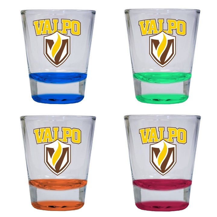 Valparaiso University 2 ounce Color Etched Shot Glasses Image 4