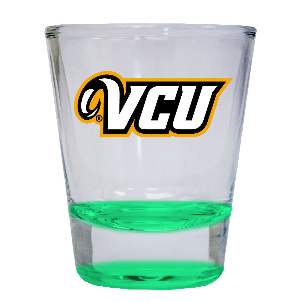 Virginia Commonwealth 2 ounce Color Etched Shot Glasses Image 2