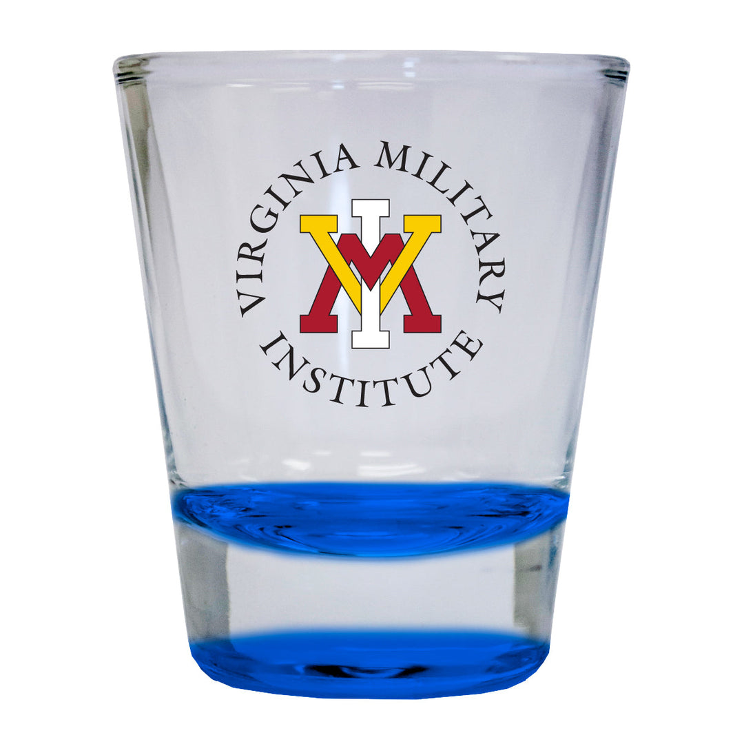 VMI Keydets 2 ounce Color Etched Shot Glasses Image 4