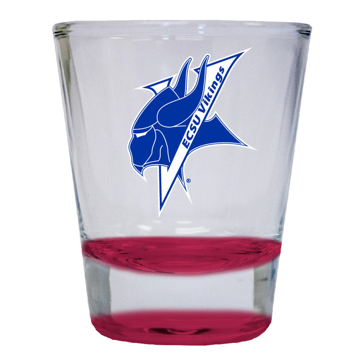 Elizabeth City State University 2 ounce Color Etched Shot Glasses Image 1