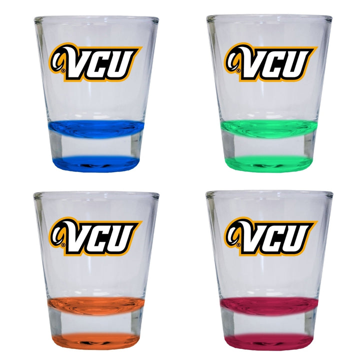 Virginia Commonwealth 2 ounce Color Etched Shot Glasses Image 4