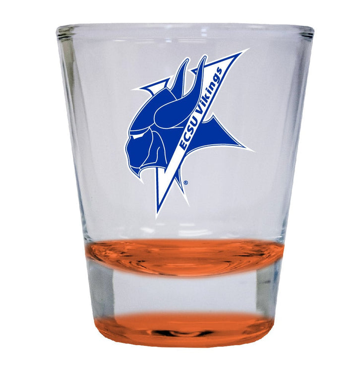 Elizabeth City State University 2 ounce Color Etched Shot Glasses Image 2