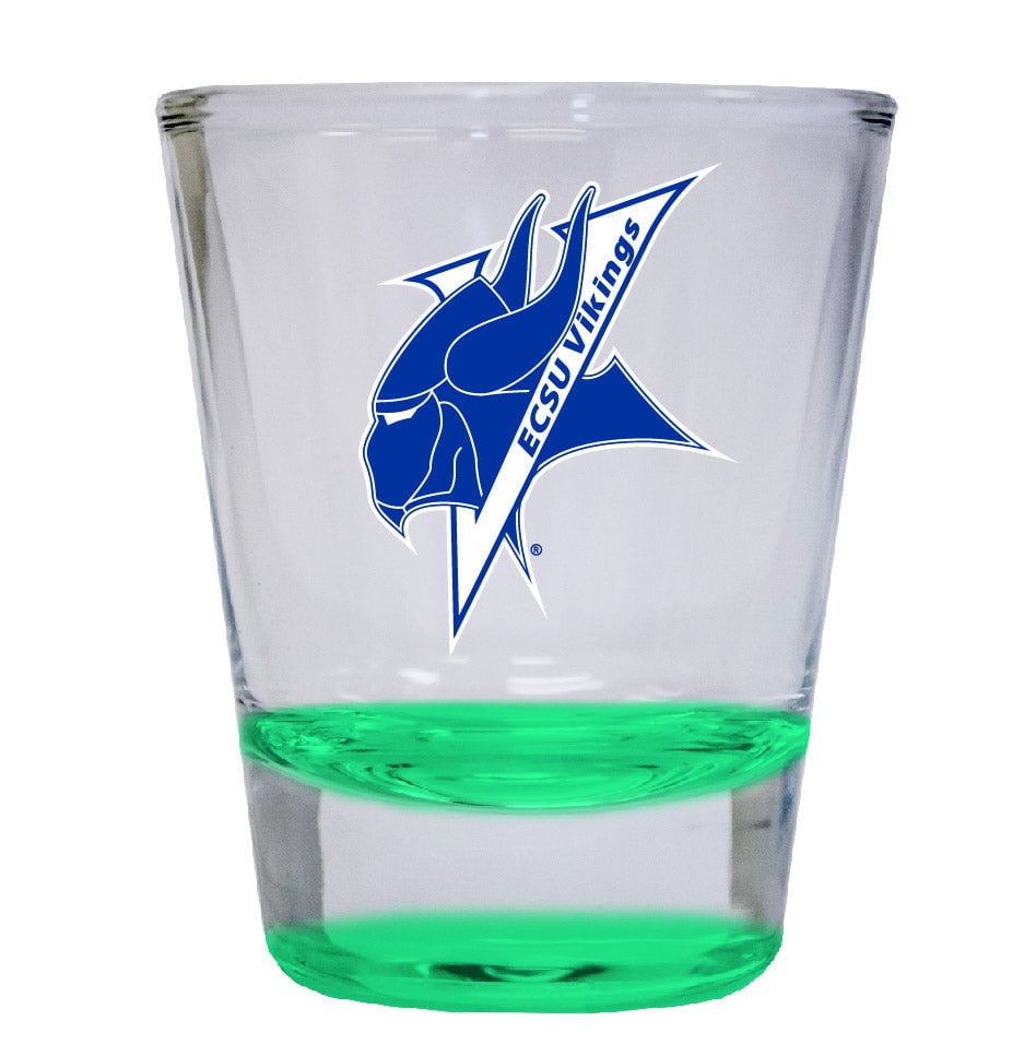 Elizabeth City State University 2 ounce Color Etched Shot Glasses Image 3