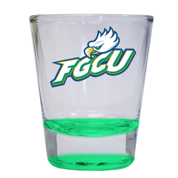 Florida Gulf Coast Eagles 2 ounce Color Etched Shot Glasses Image 3