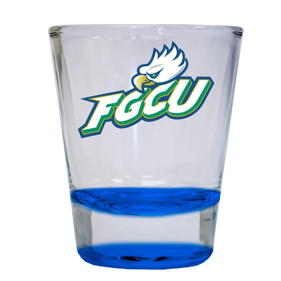 Florida Gulf Coast Eagles 2 ounce Color Etched Shot Glasses Image 4