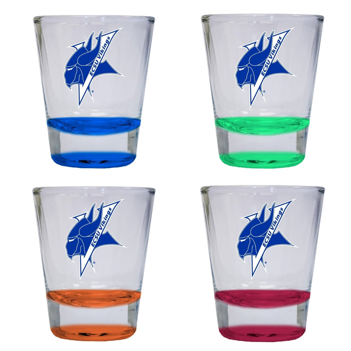 Elizabeth City State University 2 ounce Color Etched Shot Glasses Image 4