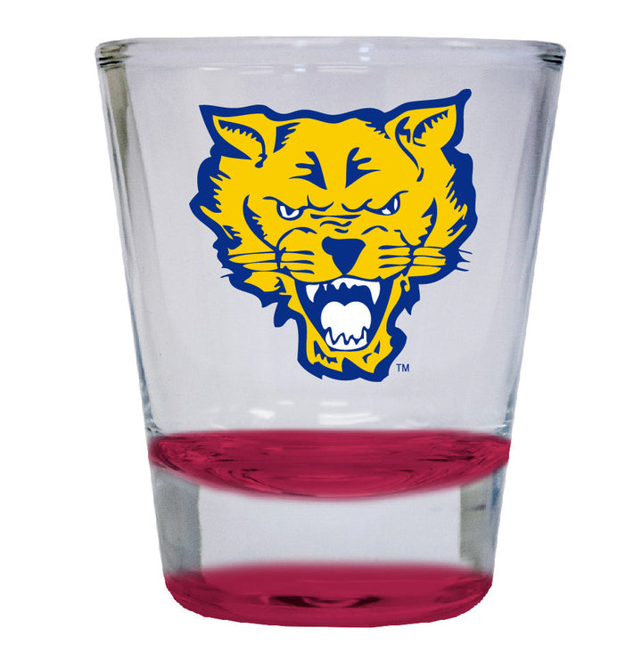 Fort Valley State University 2 ounce Color Etched Shot Glasses Image 1