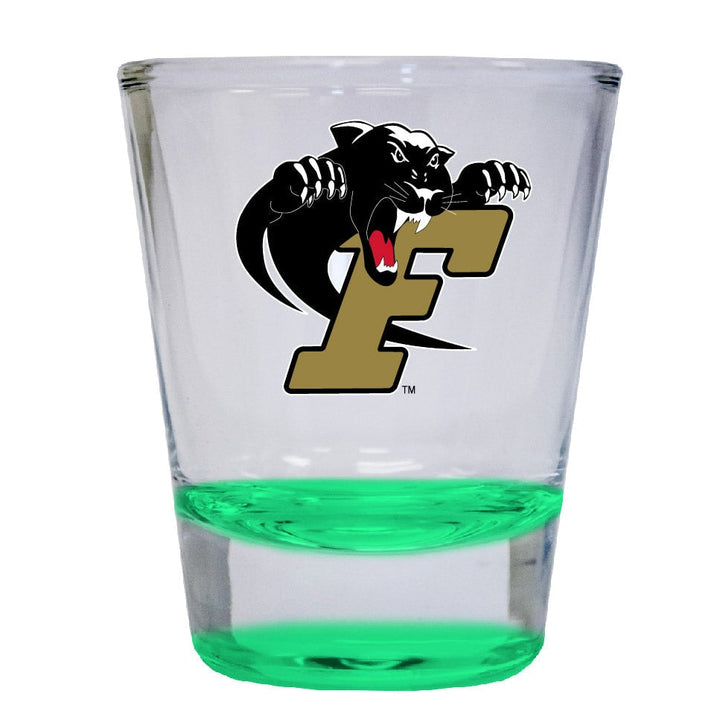 Ferrum College 2 ounce Color Etched Shot Glasses Image 1