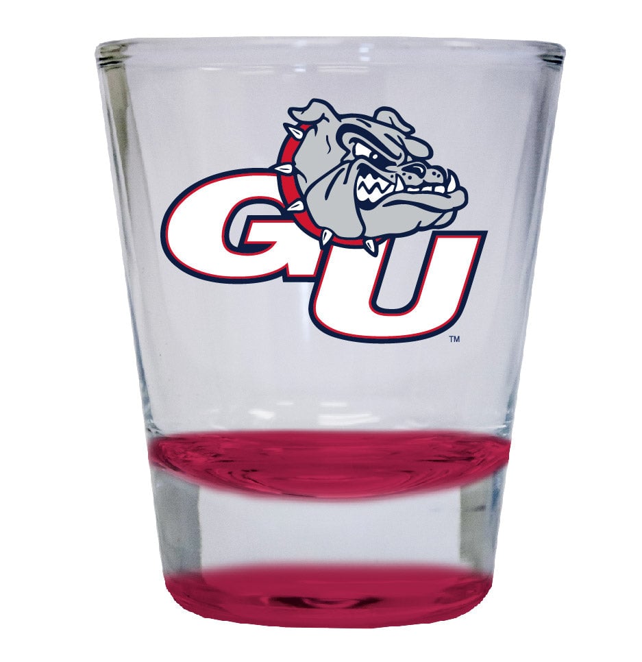 Gonzaga Bulldogs 2 ounce Color Etched Shot Glasses Image 1