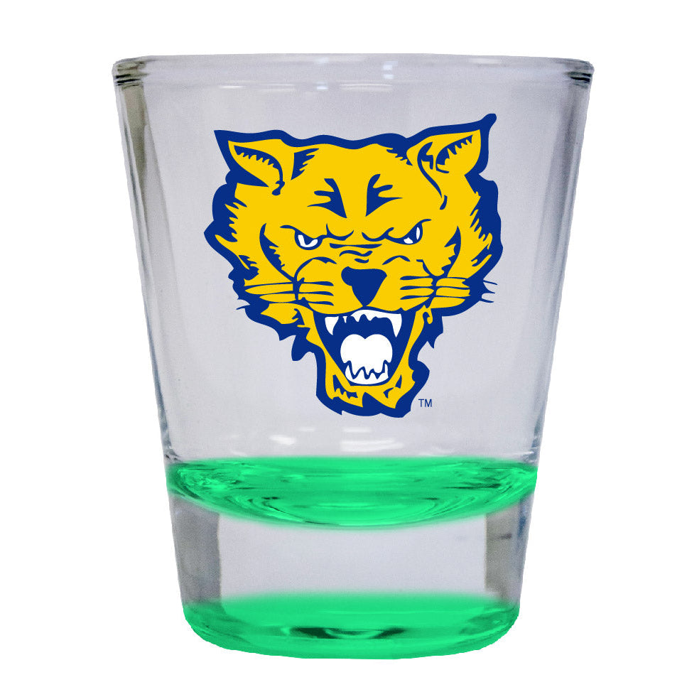 Fort Valley State University 2 ounce Color Etched Shot Glasses Image 4