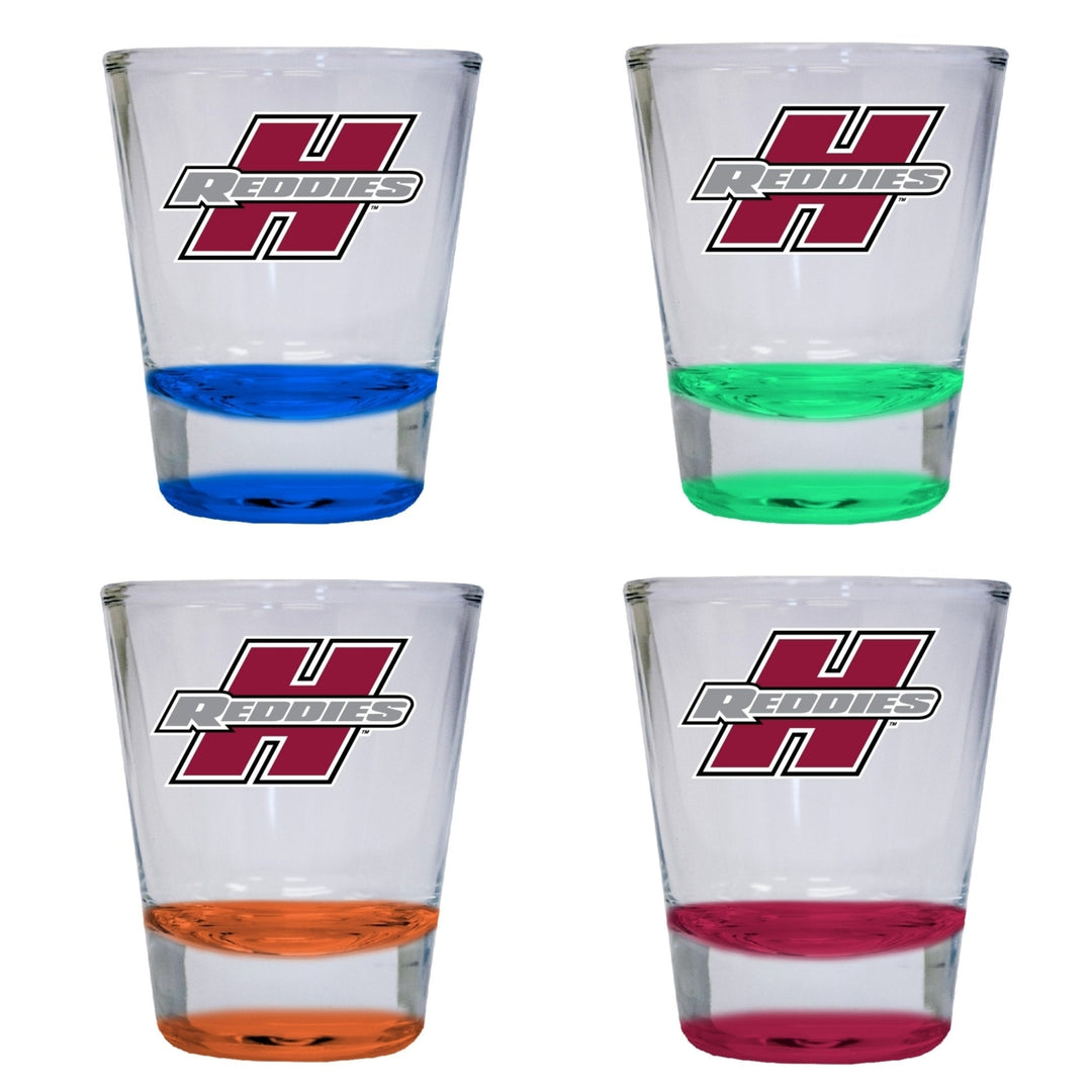 Henderson State dies 2 ounce Color Etched Shot Glasses Image 4