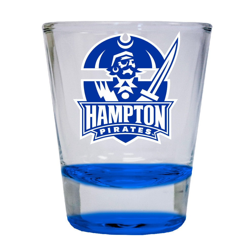 Hampton University 2 ounce Color Etched Shot Glasses Image 4