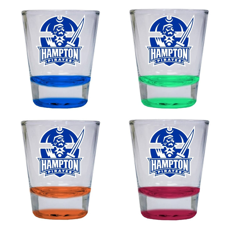 Hampton University 2 ounce Color Etched Shot Glasses Image 4