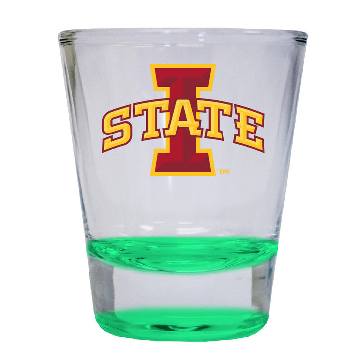 Iowa State Cyclones 2 ounce Color Etched Shot Glasses Image 1