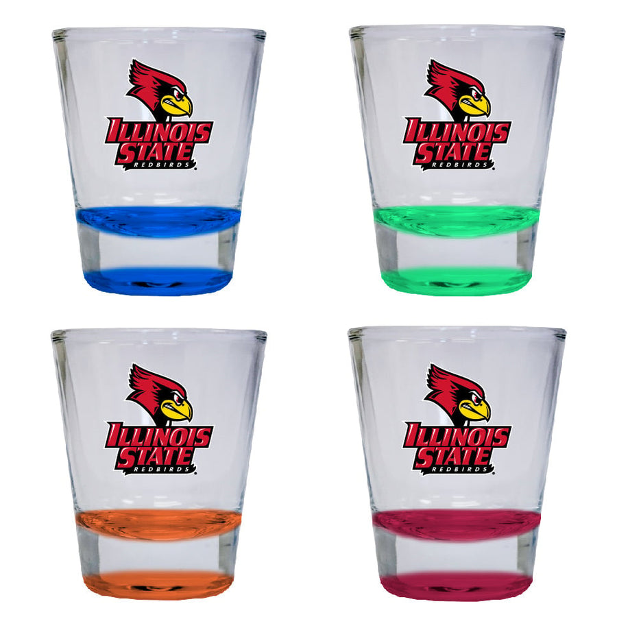 Illinois State birds 2 ounce Color Etched Shot Glasses Image 1