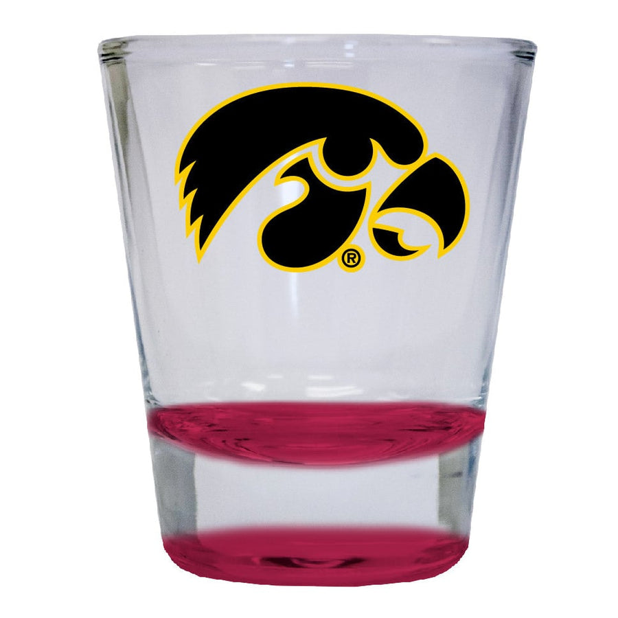 Iowa Hawkeyes 2 ounce Color Etched Shot Glasses Image 1