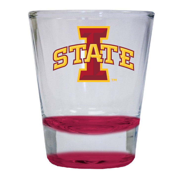 Iowa State Cyclones 2 ounce Color Etched Shot Glasses Image 2