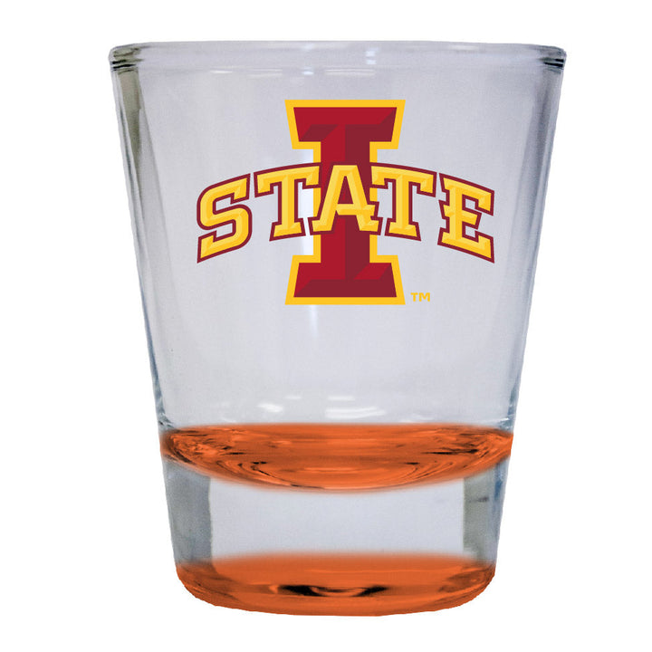 Iowa State Cyclones 2 ounce Color Etched Shot Glasses Image 3