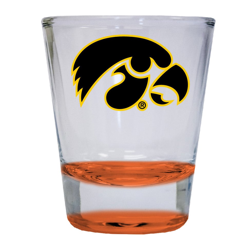 Iowa Hawkeyes 2 ounce Color Etched Shot Glasses Image 2